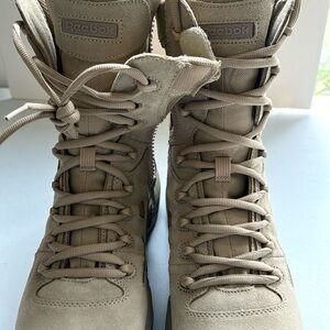 Stylish Reebok Tan Tactical Steel Toe Boots